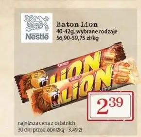 Społem Lion Nadziewany wafel z karmelem i płatkami pszennymi oblany mleczną czekoladą 42 g oferta