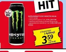 Selgros Monster Energy Gazowany napój energetyczny 500 ml oferta