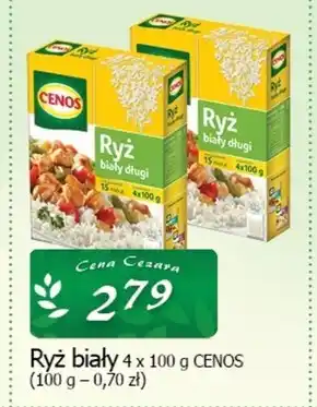 Cezar Delikatesy Cenos Ryż biały długi 400 g (4 torebki) oferta