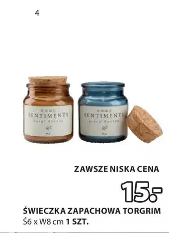 JYSK ŚWIECZKA ZAPACHOWA TORGRIM oferta