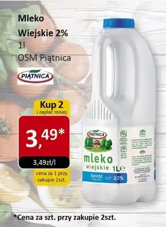 Market Point Mleko Wiejskie 2% OSM Piątnica oferta