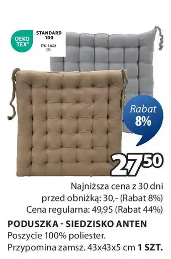 JYSK PODUSZKA - SIEDZISKO ANTEN oferta