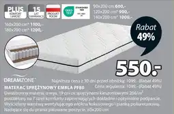 JYSK MATERAC SPRĘŻYNOWY EMBLA PF80 oferta