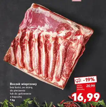 Kaufland Boczek bez kości oferta