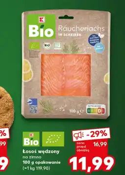 Kaufland Łosoś wędzony Bio oferta