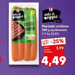 Kaufland Parówki roślinne K - take it veggie oferta