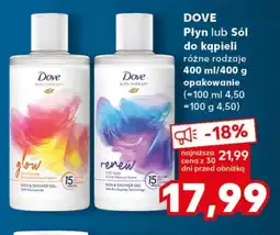 Kaufland Sól do kąpieli Dove oferta