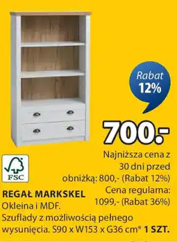 JYSK REGAŁ MARKSKEL oferta