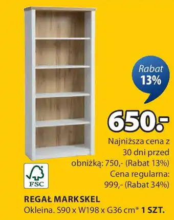 JYSK REGAŁ MARKSKEL oferta