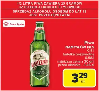 Carrefour Piwo NAMYSŁÓW PILS oferta