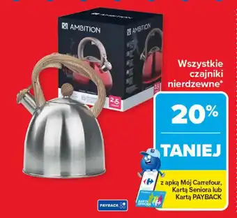 Carrefour Wszystkie czajniki nierdzewne oferta