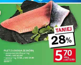 Selgros FILET Z ŁOSOSIA ZE SKÓRĄ oferta