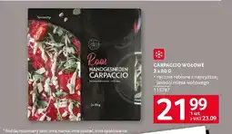 Selgros CARPACCIO WOŁOWE oferta