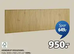 JYSK HEMDRUP VEGGPANEL oferta