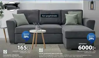 JYSK VEJLBY BÄDDSOFFA MED SCHÄSLONG oferta