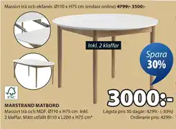 JYSK MARSTRAND MATBORD oferta