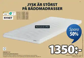 JYSK FRAMVAREN BÄDDMADRASS oferta