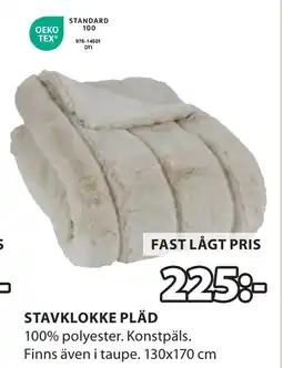 JYSK STAVKLOKKE PLÄD oferta