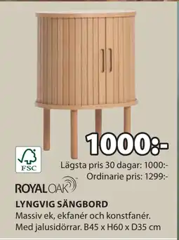 JYSK LYNGVIG SÄNGBORD oferta