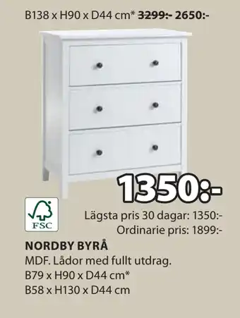 JYSK NORDBY BYRÅ oferta