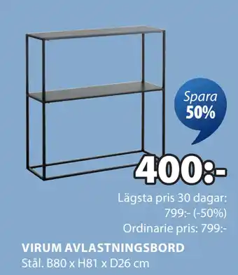 JYSK VIRUM AVLASTNINGSBORD oferta