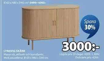 JYSK LYNGVIG SKÄNK oferta