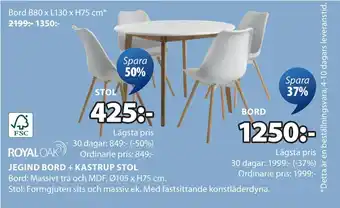 JYSK KASTRUP STOL oferta