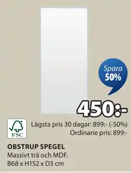 JYSK OBSTRUP SPEGEL oferta