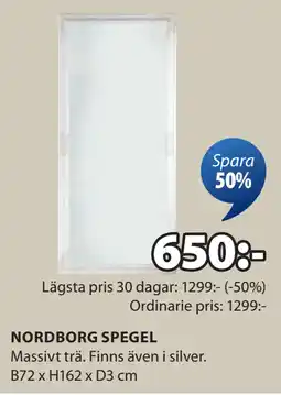 JYSK NORDBORG SPEGEL oferta