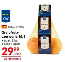 Makro Grejpfruty czerwone, kl. I oferta