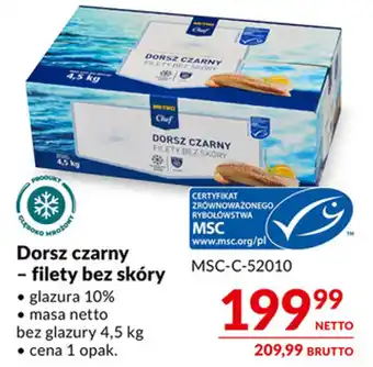 Makro Dorsz czarny - filety bez skóry oferta