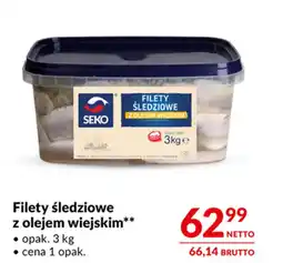 Makro Filety śledziowe z olejem wiejskim oferta