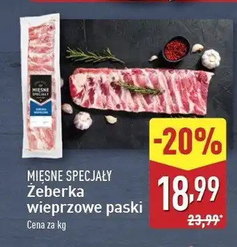 ALDI Żeberka wieprzowe ekstra mięsne Mięsne specjały zawsze świeże (aldi) oferta