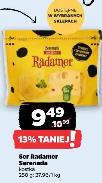 Netto Ser żółty Serenada radamer oferta