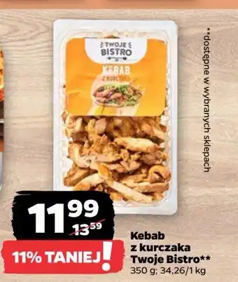 Netto Kebab z kurczaka TWOJE BISTRO oferta