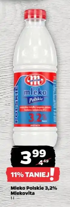 Netto Mleko polskie 3.2% Mlekovita oferta