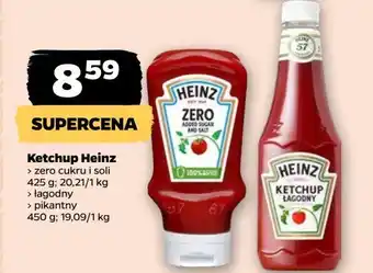 Netto Ketchup 50% mniej cukru Heinz oferta