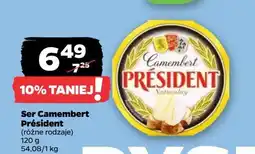 Netto Ser pleśniowy camembert naturalny President oferta