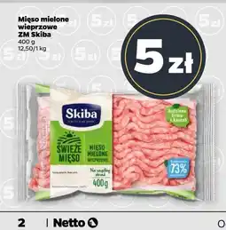 Netto Mięso mielone wieprzowe Skiba oferta