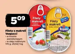 Netto Filety z makreli w oleju Vespucci oferta