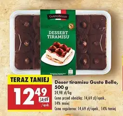 Biedronka Deser tiramisu Gustobello oferta