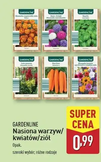 ALDI Nasiona kwiatów Gardenline oferta