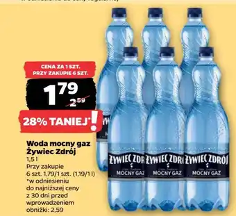 Netto Woda mocny gaz Żywiec Zdrój oferta