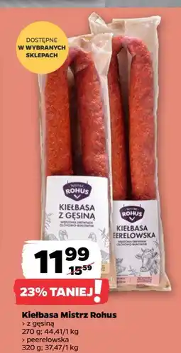 Netto Kiełbasa peerelowska Mistrz Rohus oferta