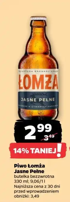 Netto Piwo Łomża Jasne Pełne oferta