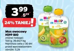 Netto Mus owocowy jabłko-gruszki-banan Hipp Bio oferta