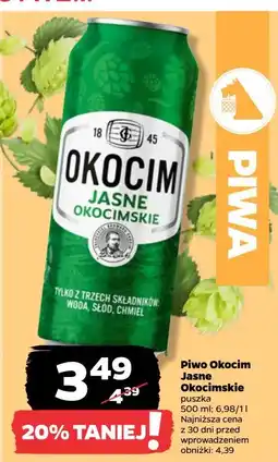 Netto Piwo Okocim Jasne Okocimskie oferta