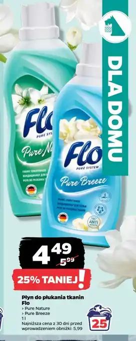 Netto Płyn do płukania pure breeze Flo oferta