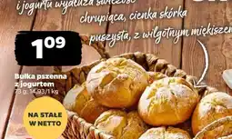 Netto Bułka pszenna z jogurtem oferta