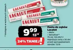 Netto Pasta do zębów Lacalut Aktiv oferta